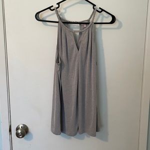 Pixley brand grey halter top in a size smal.